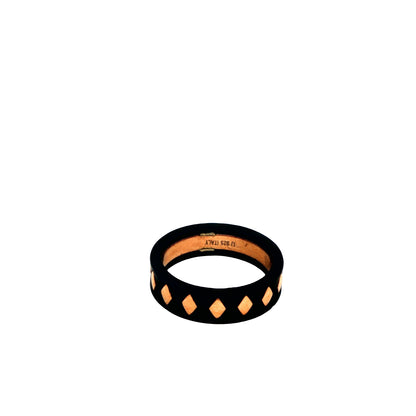 Midnight Geo Gold Ring