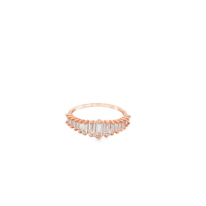 Celestial Crown Baguette Ring