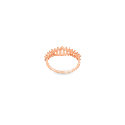 Celestial Crown Baguette Ring