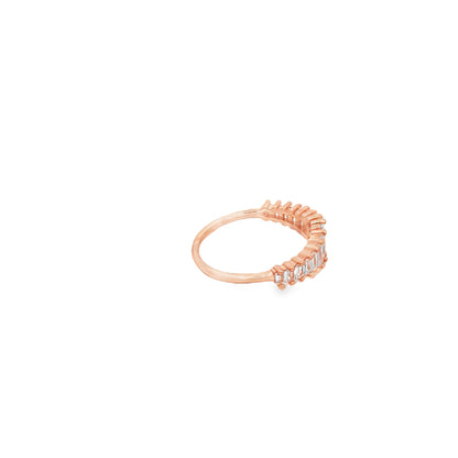 Celestial Crown Baguette Ring