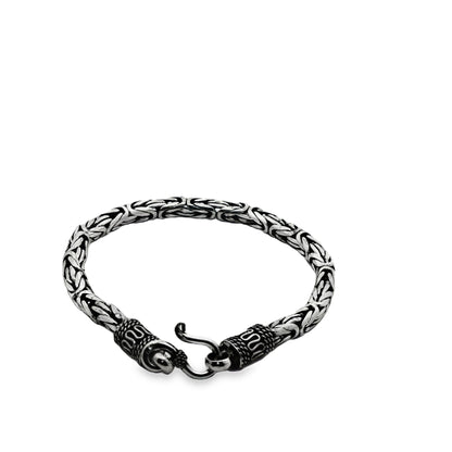 Heritage Link Oxidized Bracelet