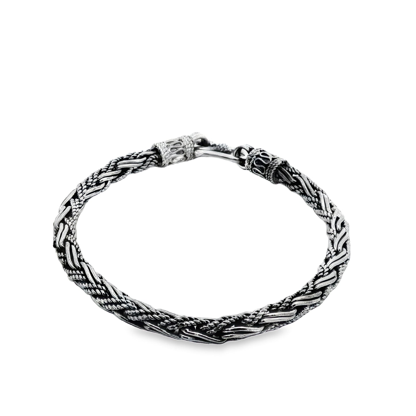 Royal Weave Oxidized Bracelet