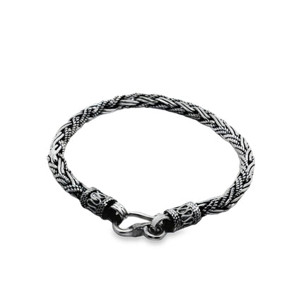Royal Weave Oxidized Bracelet
