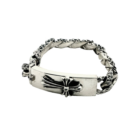 Iron Cross Statement Bracelet