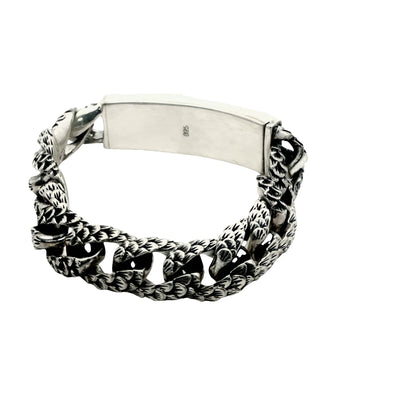 Iron Cross Statement Bracelet
