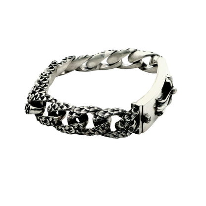 Iron Cross Statement Bracelet