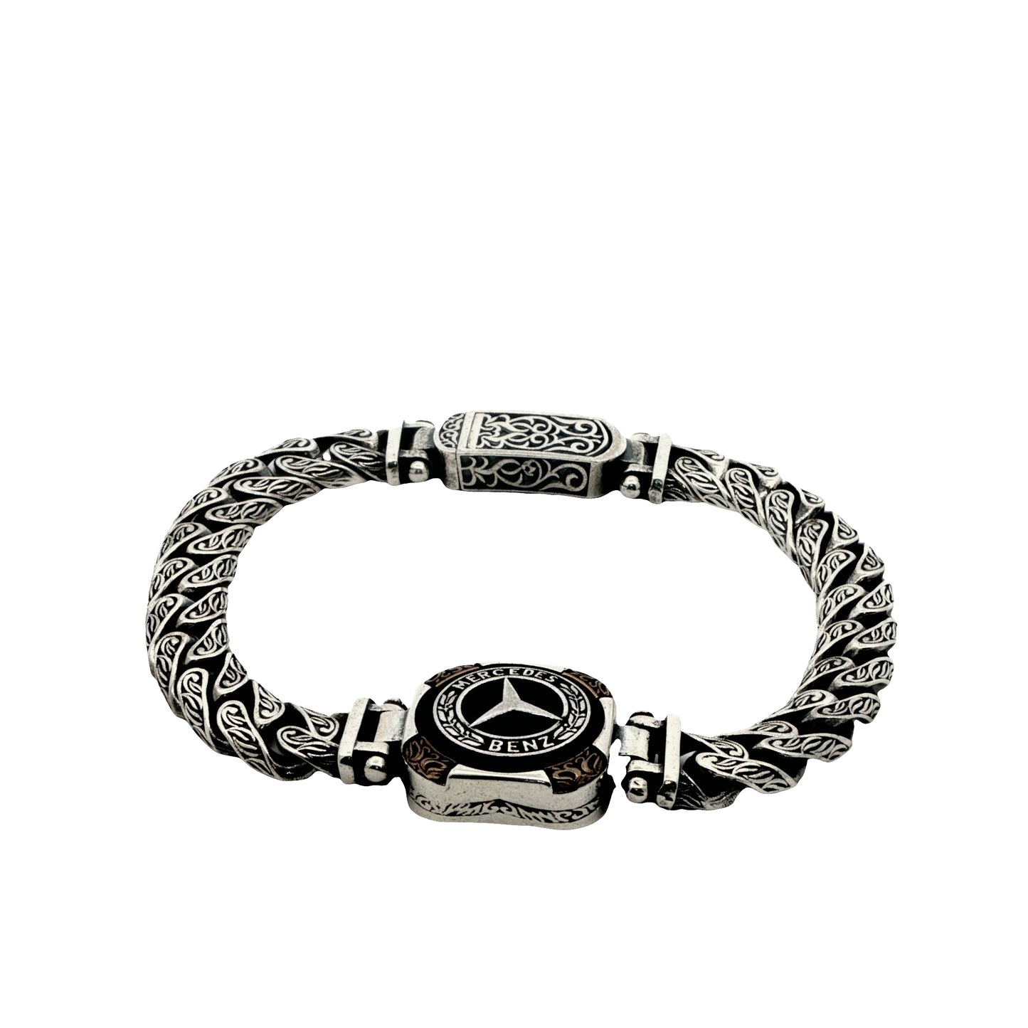 Mercedes Emblem Heritage Chain Bracelet