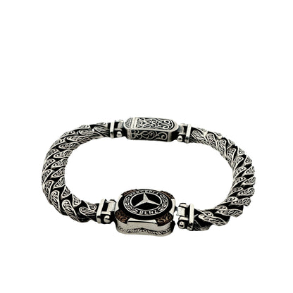Mercedes Emblem Heritage Chain Bracelet
