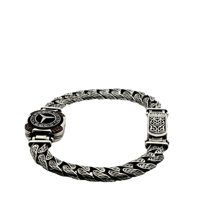 Mercedes Emblem Heritage Chain Bracelet