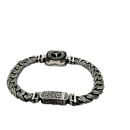 Mercedes Emblem Heritage Chain Bracelet