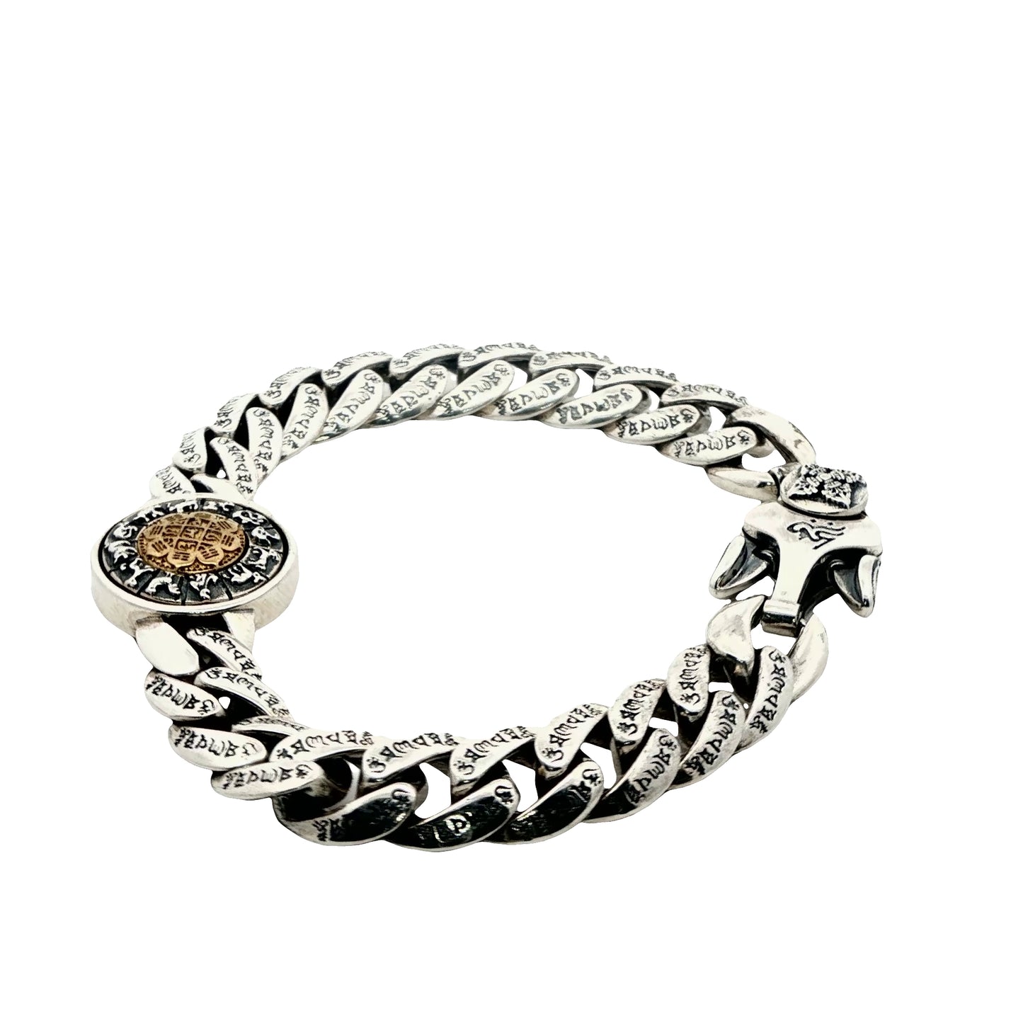 Heritage Coin Engraved Chain Bracelet