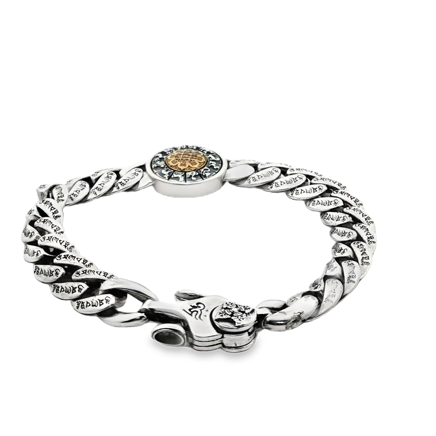 Heritage Coin Engraved Chain Bracelet