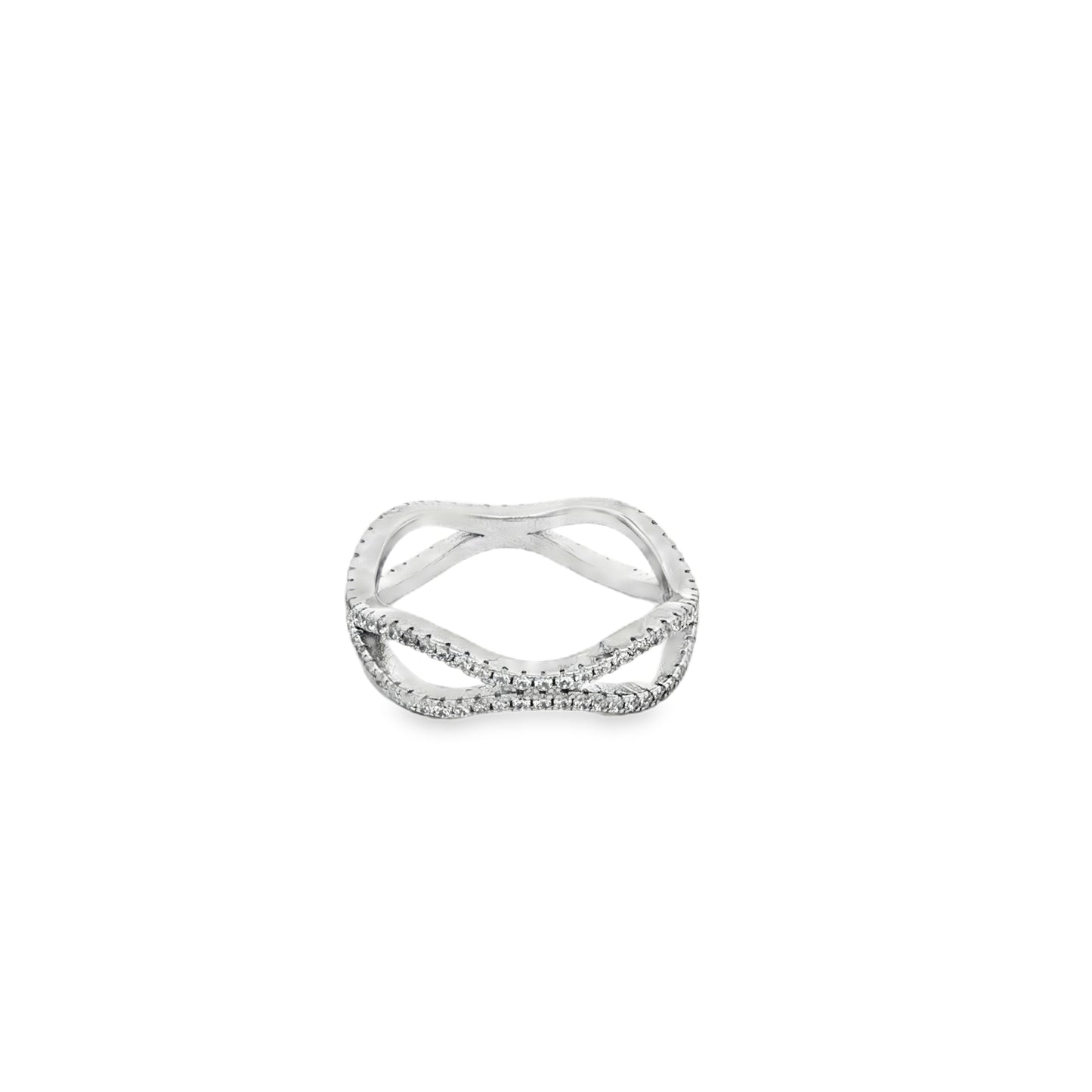 Infinity Wave Diamond Ring