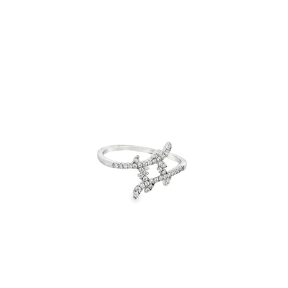 Twinkling Starburst Open Ring