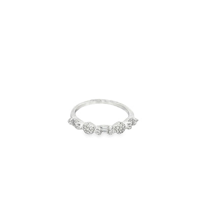 Celestial Cluster Diamond Ring