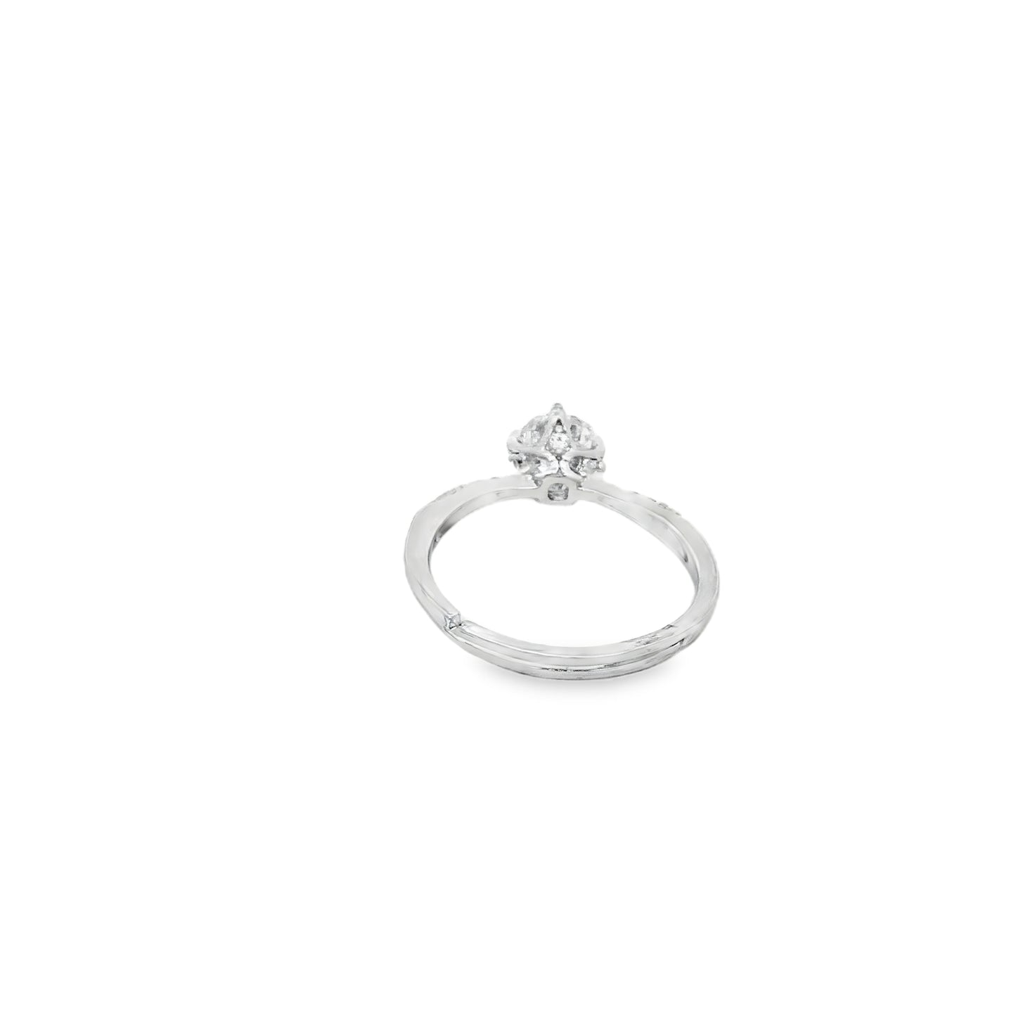 Classic Solitaire Spark Ring