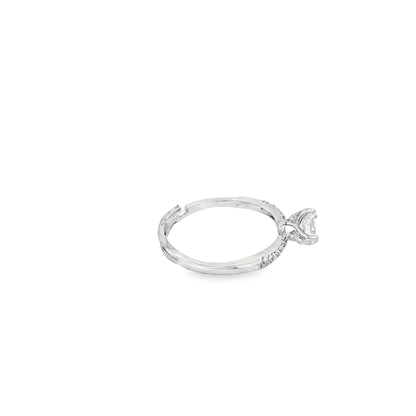 Classic Solitaire Spark Ring