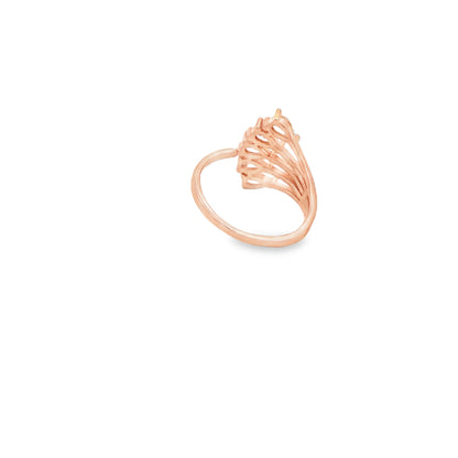 Radiant Pear Cascade Ring