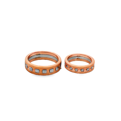 Modern Mosaic Couple Bands