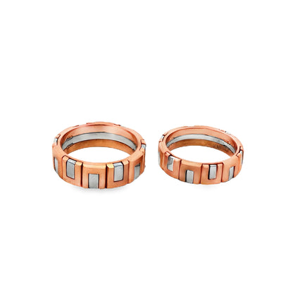 Dual-Tone Geometric Couple Rings