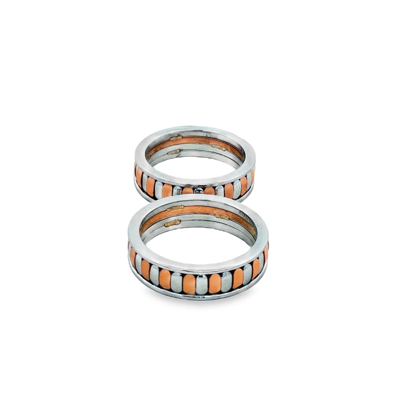 Dual-Tone Harmony Couple Rings