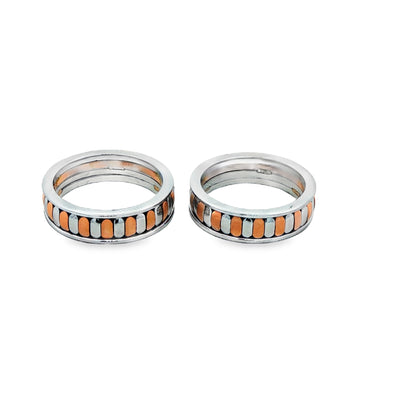 Dual-Tone Harmony Couple Rings