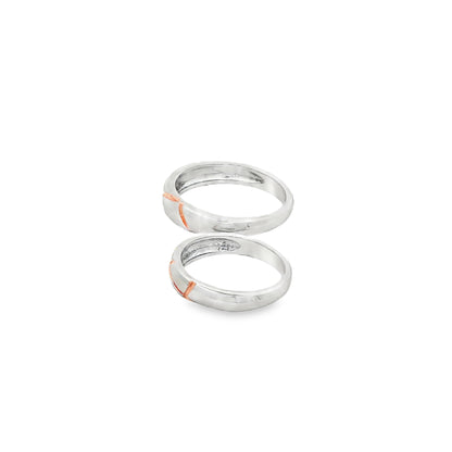 Eternal Crossline Couple Bands