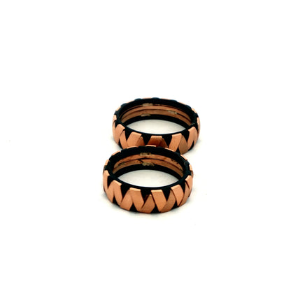 Royal Chevron Couple Bands