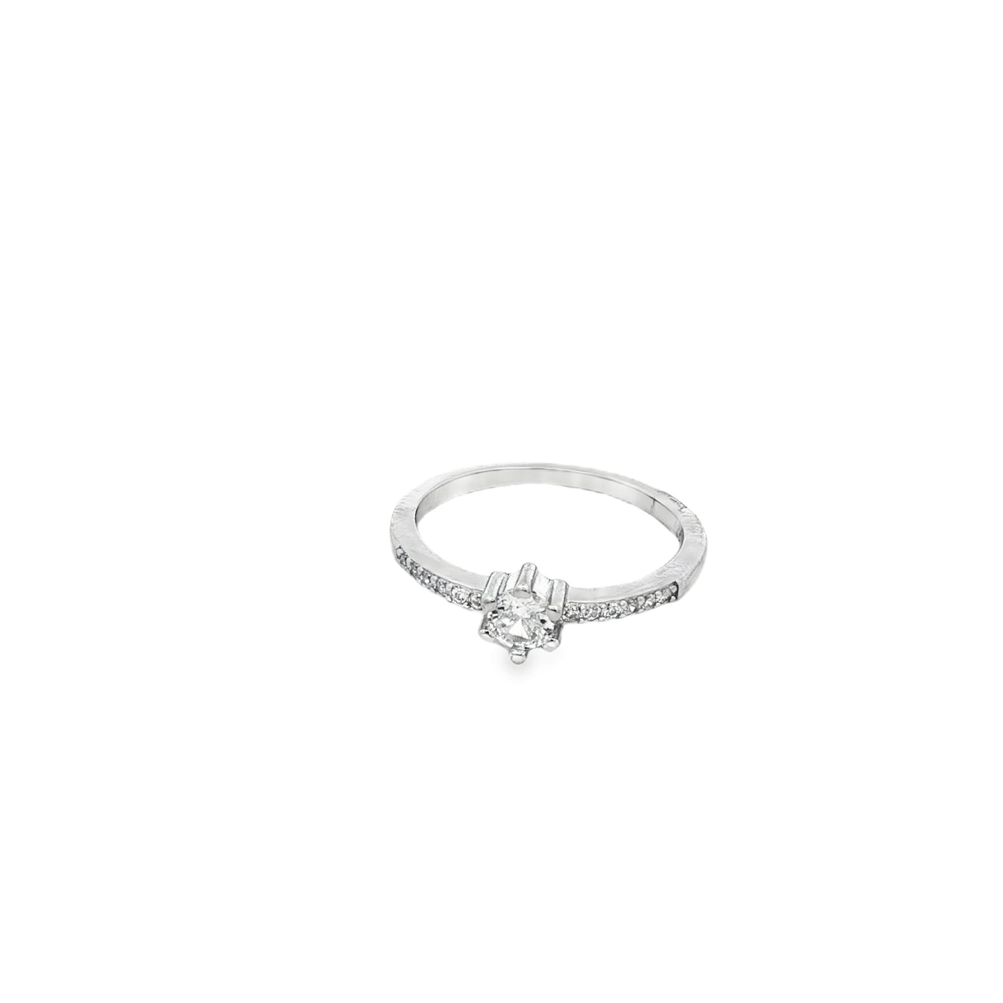 Classic Spark Solitaire Ring