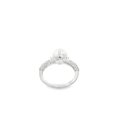 Elegant Pearl Spark Ring