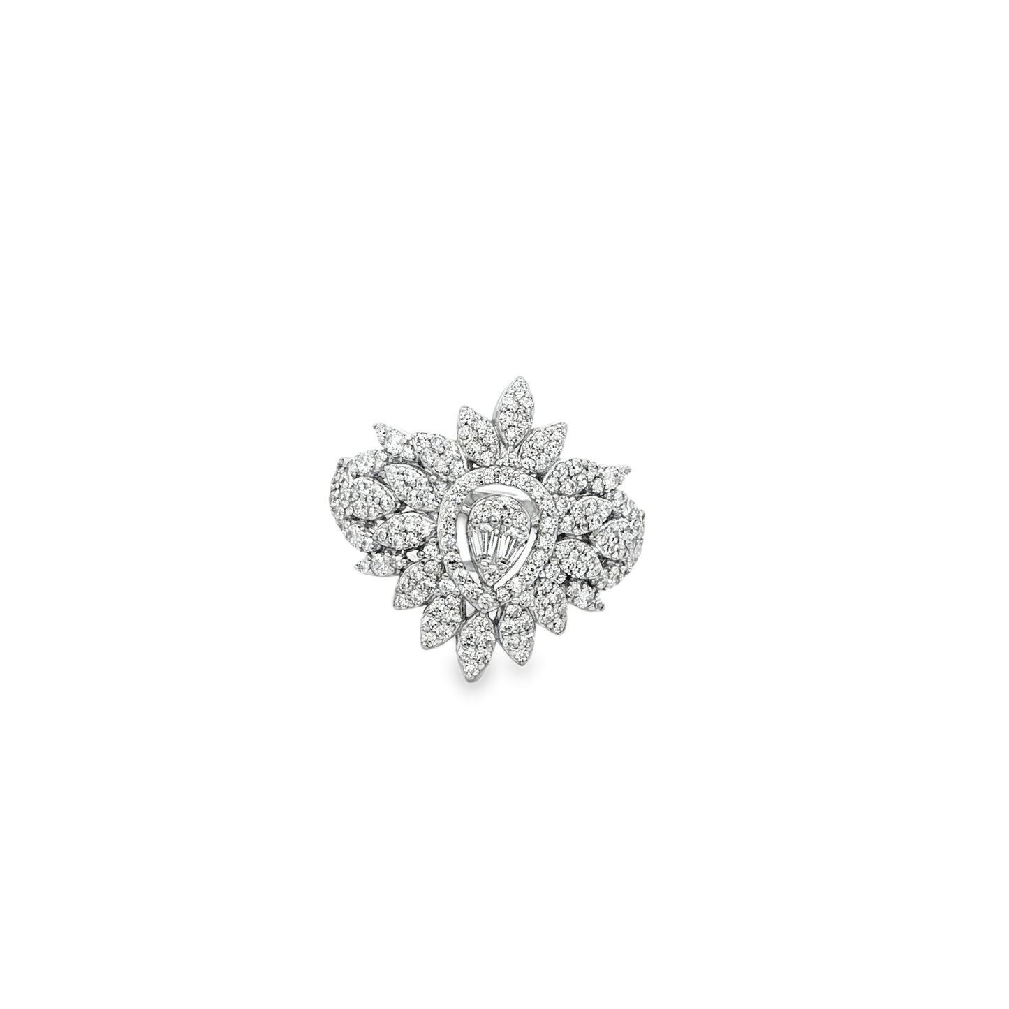 Majestic Floral Diamond Ring