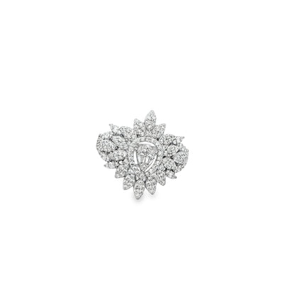 Majestic Floral Diamond Ring