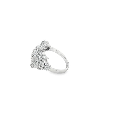 Majestic Floral Diamond Ring