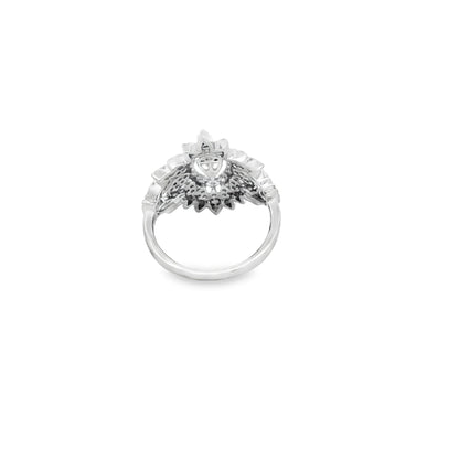 Majestic Floral Diamond Ring