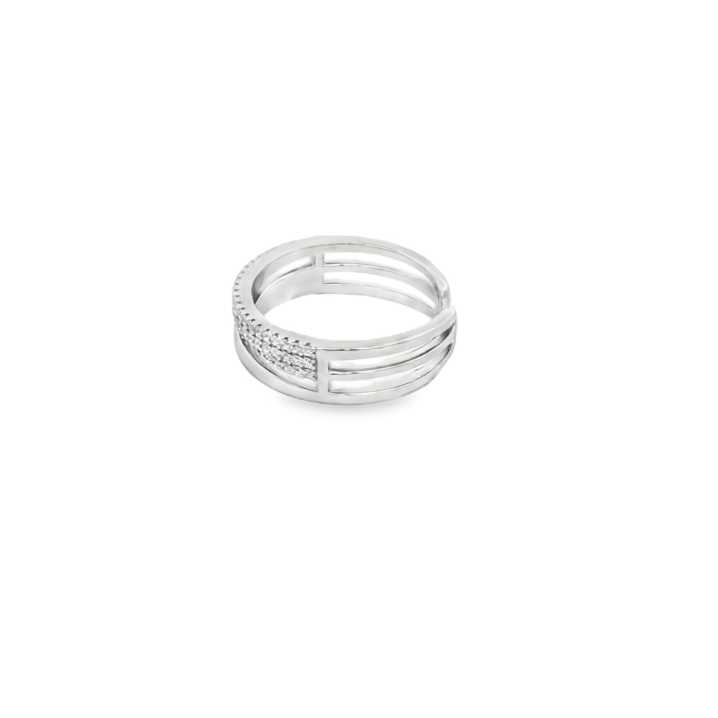 Elegant Dual-Layer Adjustable Ring