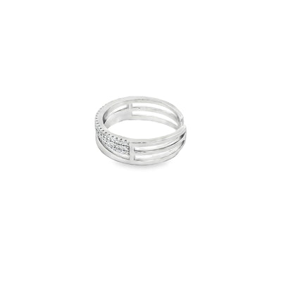 Elegant Dual-Layer Adjustable Ring