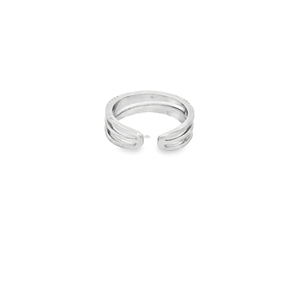 Elegant Dual-Layer Adjustable Ring