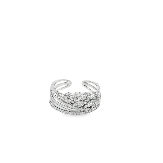 Celestial Wave Diamond Ring
