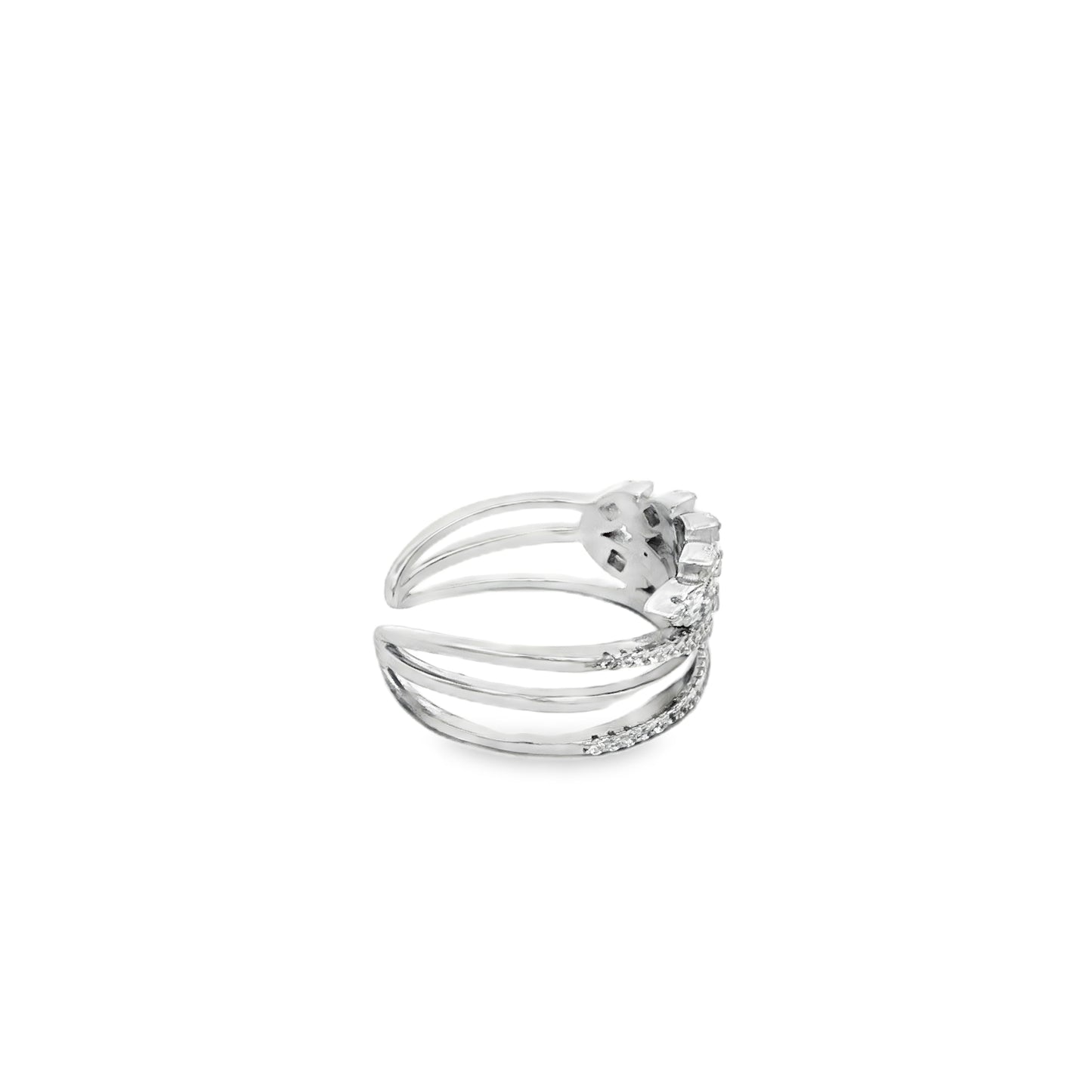 Celestial Wave Diamond Ring