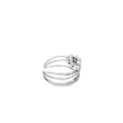 Celestial Wave Diamond Ring