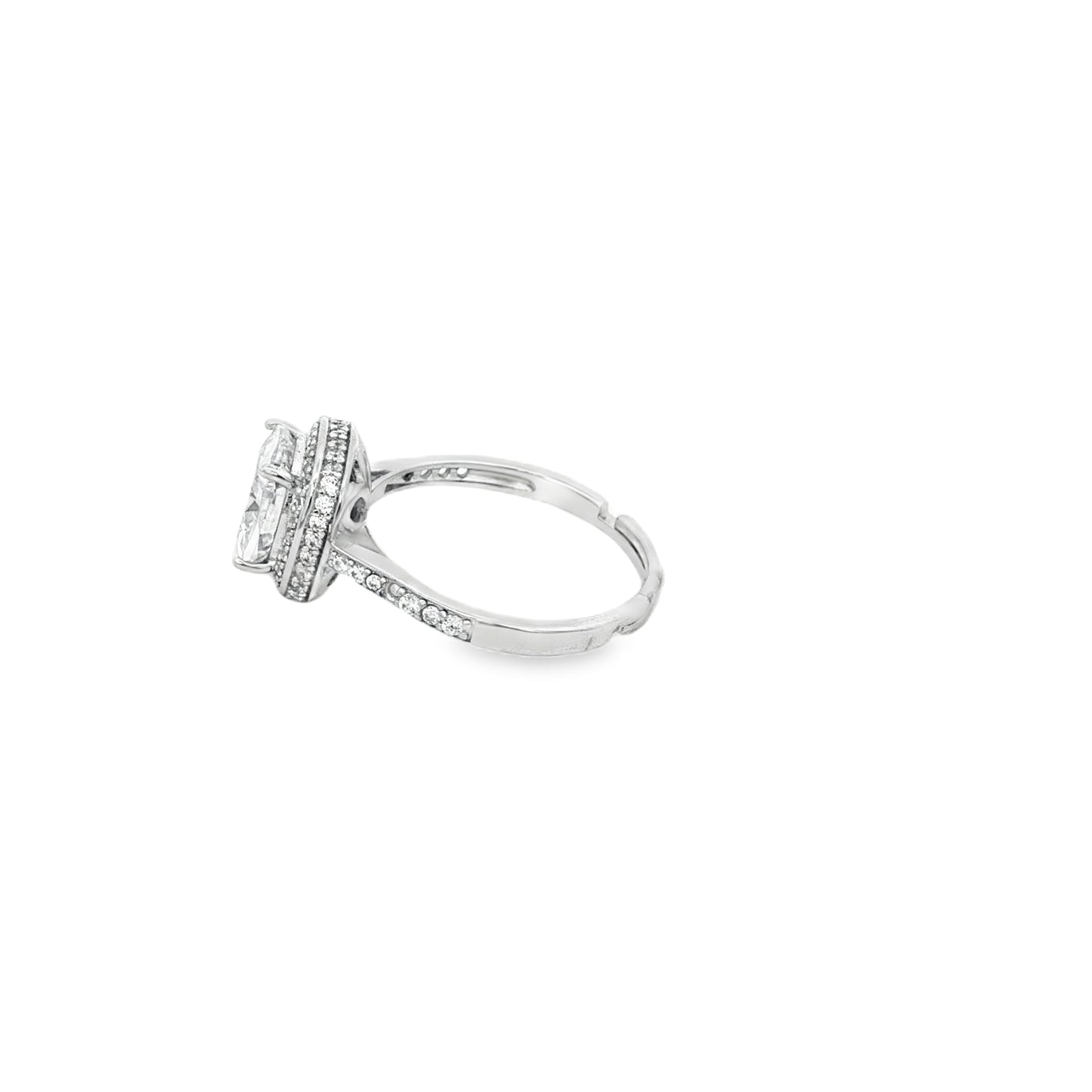 Classic Cushion Cut Halo Ring