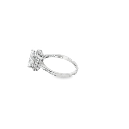 Classic Cushion Cut Halo Ring