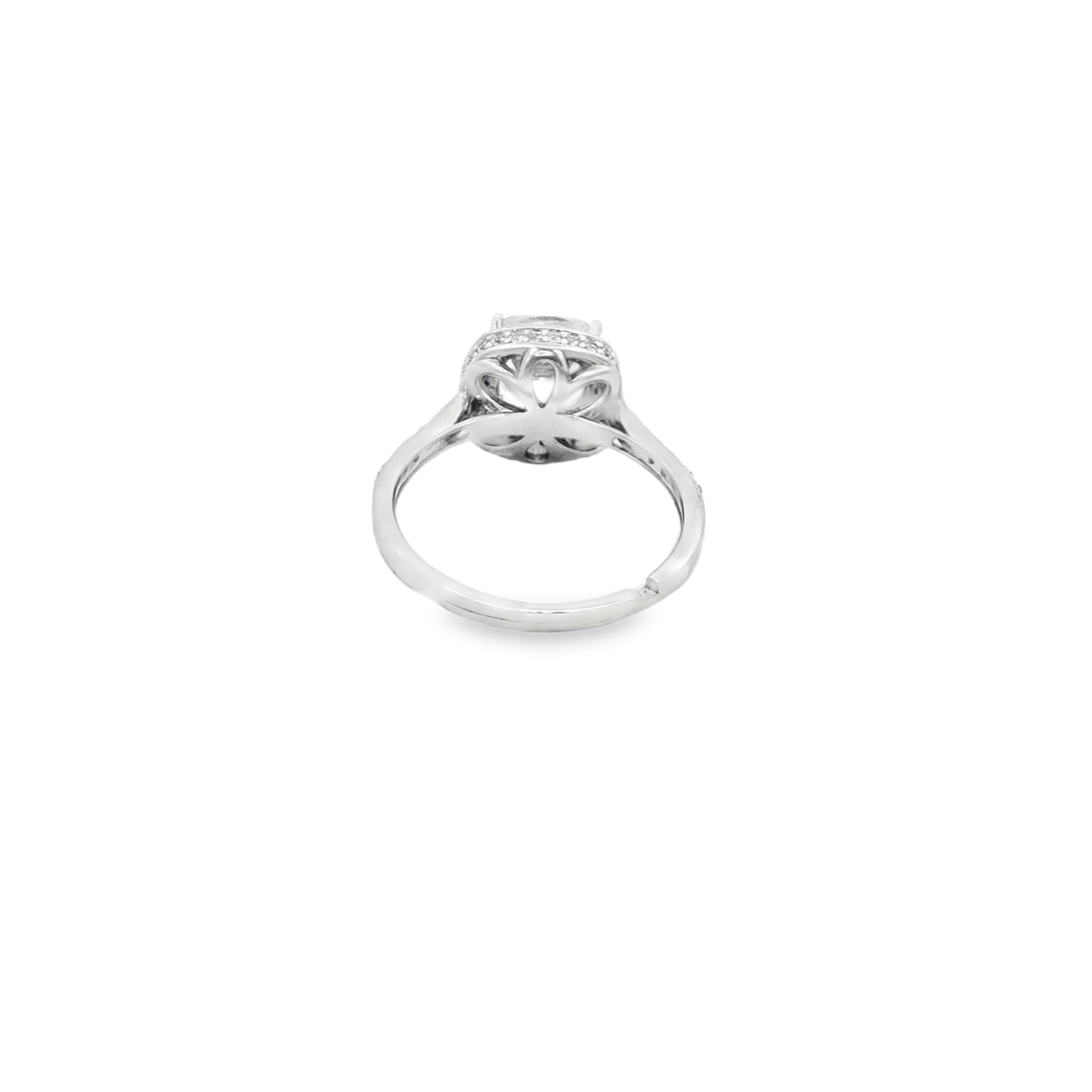 Classic Cushion Cut Halo Ring