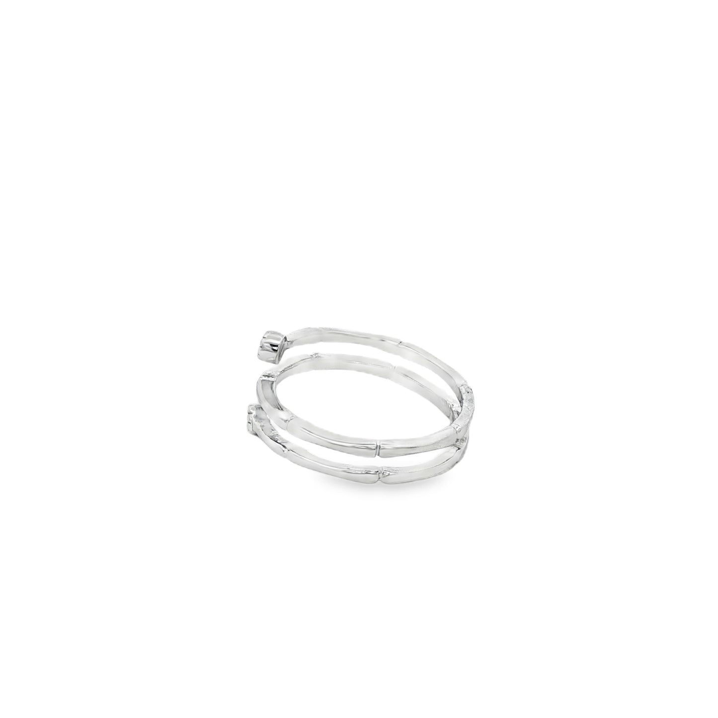 Minimalist Double Wrap Diamond Ring