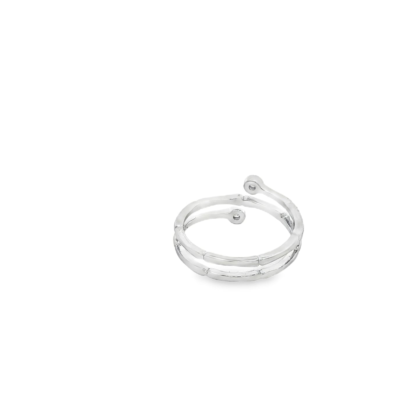 Minimalist Double Wrap Diamond Ring