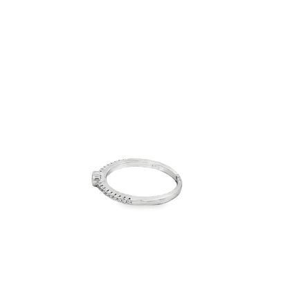 Tiny Heart Pavé Ring