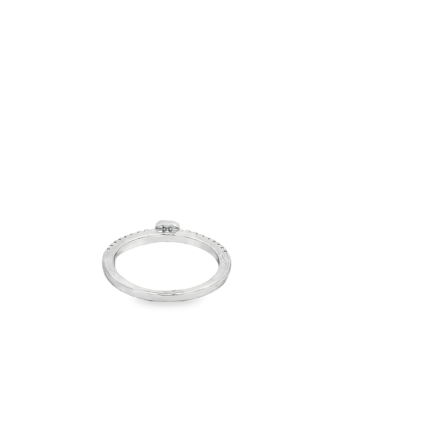Tiny Heart Pavé Ring