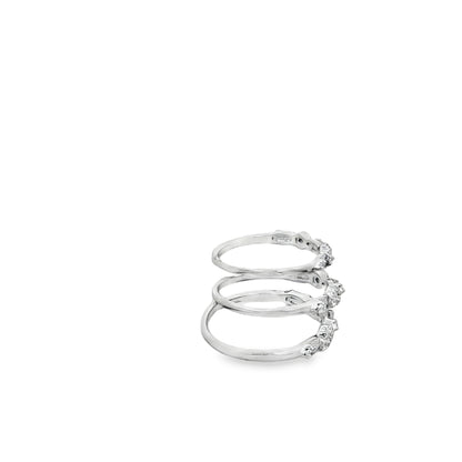 Elegant Triple Stack Ring Set