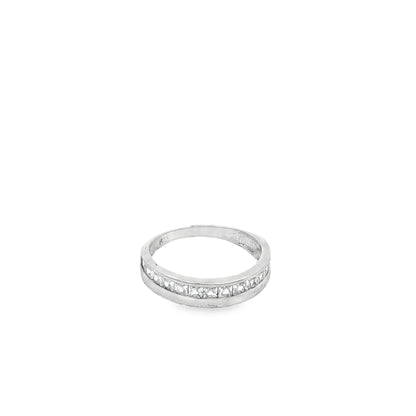 Princess Cut Channel Band Ring