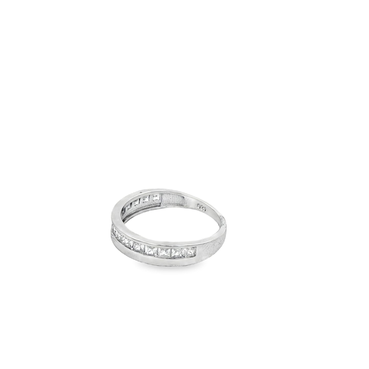 Princess Cut Channel Band Ring